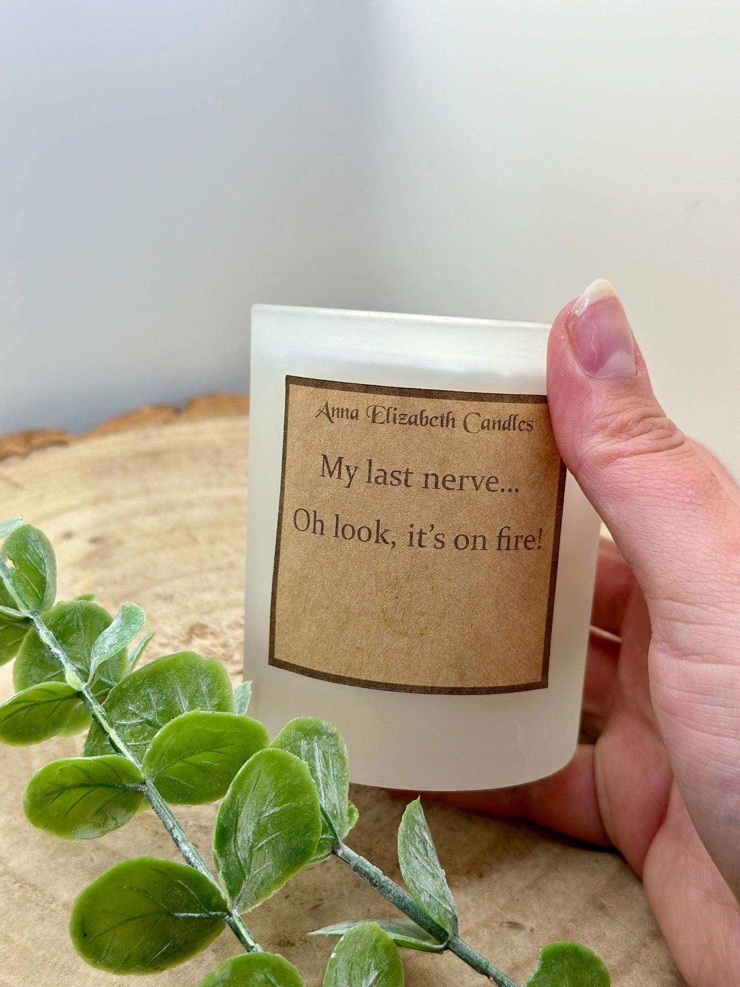 Funny Candle, Funny Candle Gifts, My Last Nerve is on Fire, Scented Candles, Soy Wax Candles