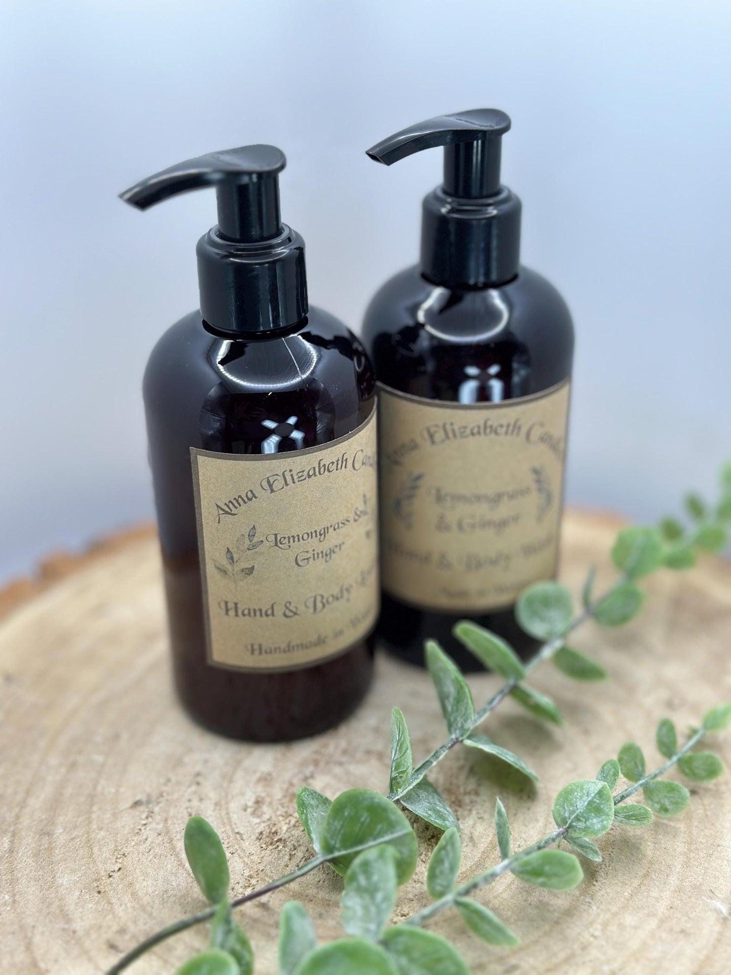 Personalised Wedding Gift, Luxury Gift Set, Candle Gift, Body Wash & Lotion Gift Set, Lemongrass and Ginger Scented Gift Set